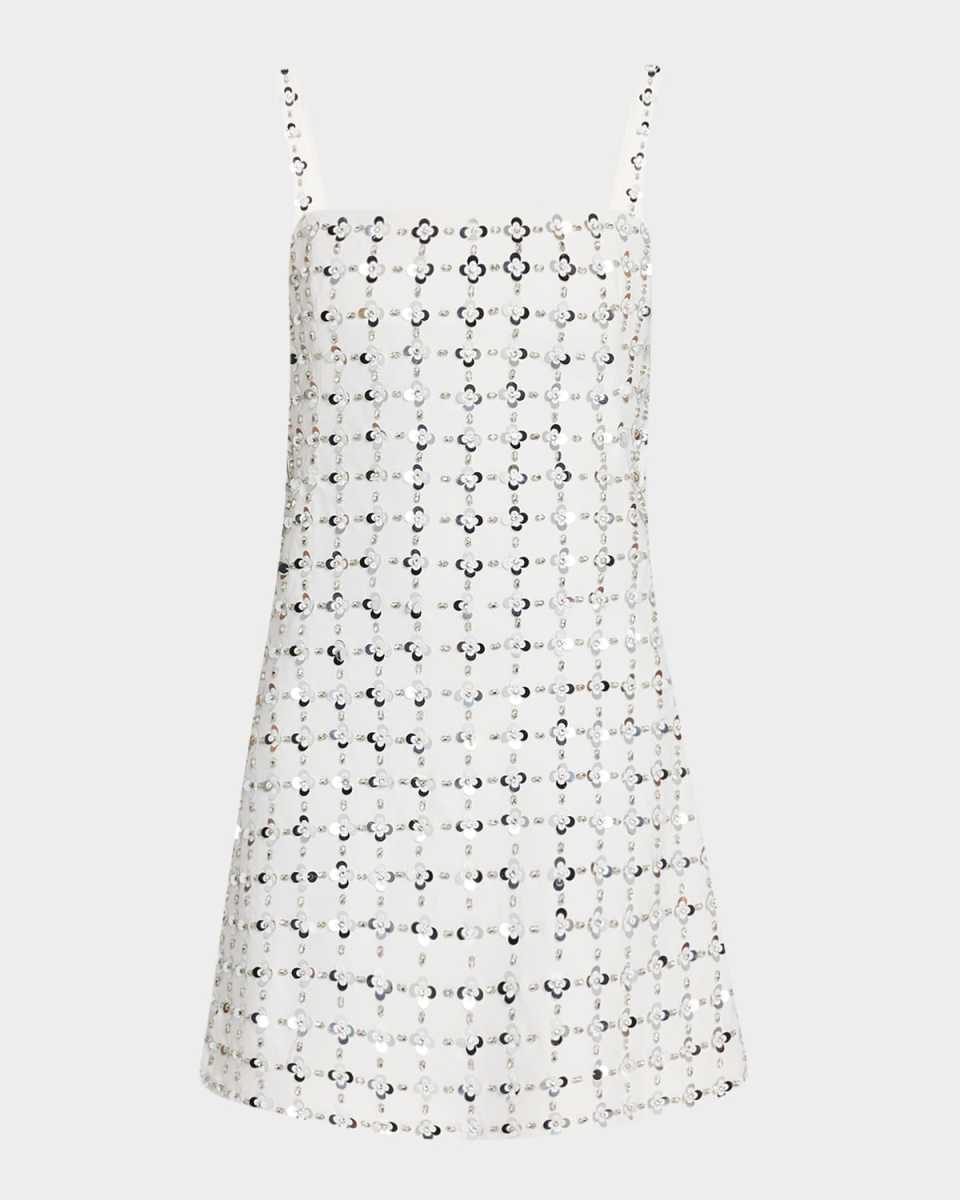Ziva Sleeveless Embellished Mini Dress